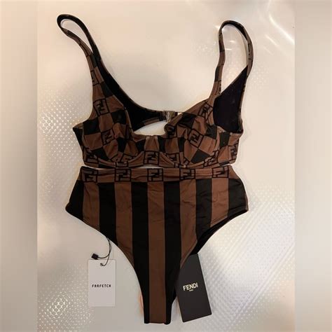 fendi micro ff printed bikini|FENDI Micro FF Printed Bikini .